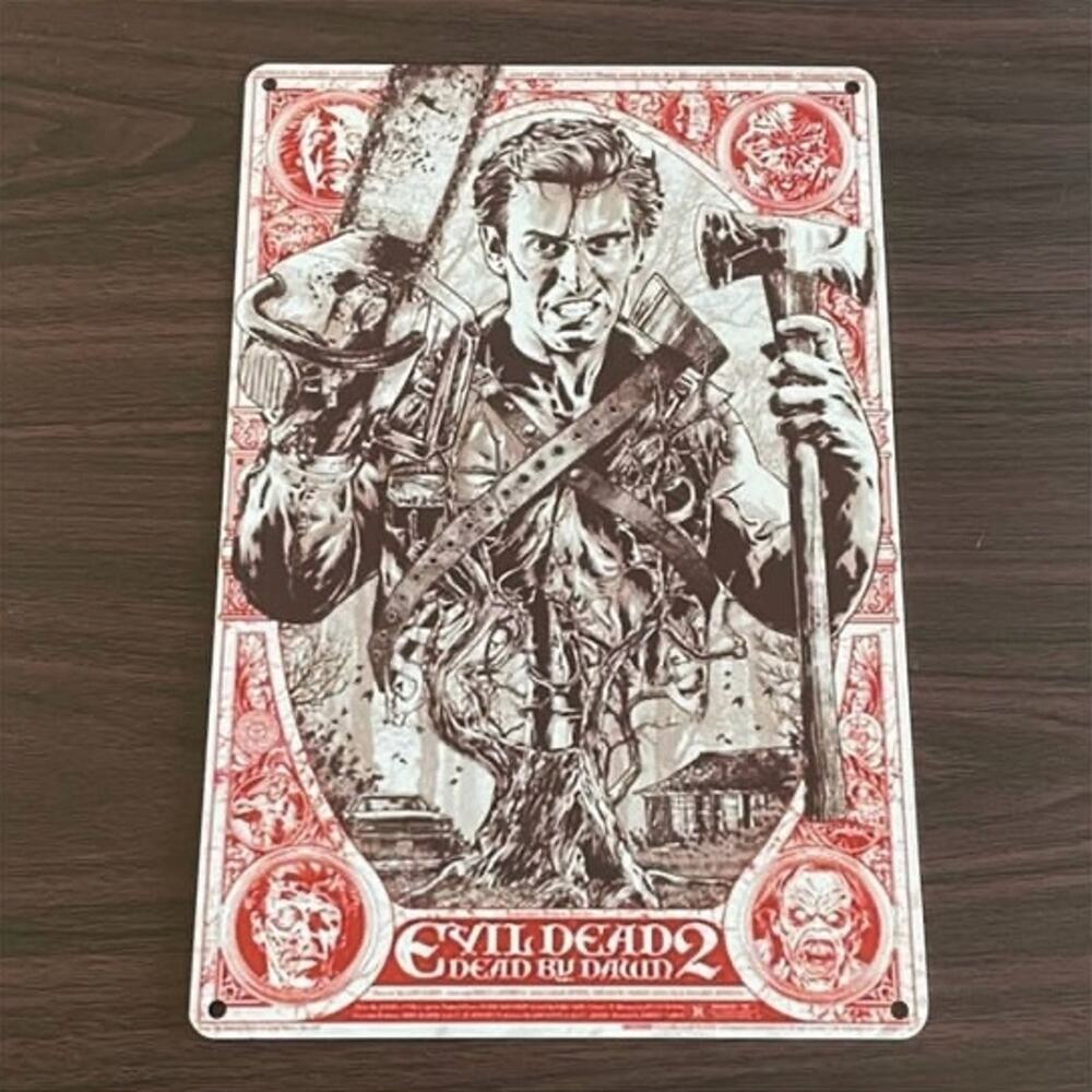 Evil Dead 2 Dead By Dawn ~ 8” x 12” Metal Sign
